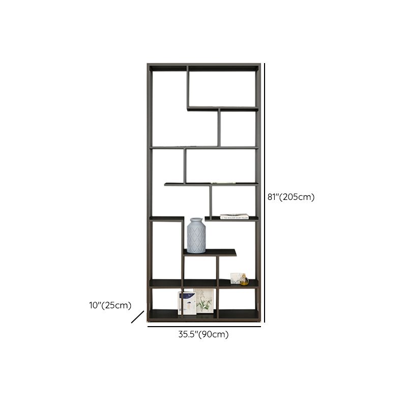 Modern Open Back Standard Bookshelf Metal Bookcase for Home Office Clearhalo 'Bookcases' 'furn' 'furn_bookcases' 'Furniture' 'Office Furniture' 1200x1200_e858927a-f2a3-41fe-935e-1af44f24ef29