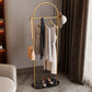 Modern Coat Rack Double Coat Hooks Metal Coat Rack with Marble Bottom Clearhalo 'Entry & Mudroom Furniture' 'furn' 'furn_hall_tree_coat_racks' 'Furniture' 'Hall Trees & Coat Racks' 'hall_tree_coat_racks' 1200x1200_e85a52d4-5d36-4e98-8353-56d2d0d6f3f7