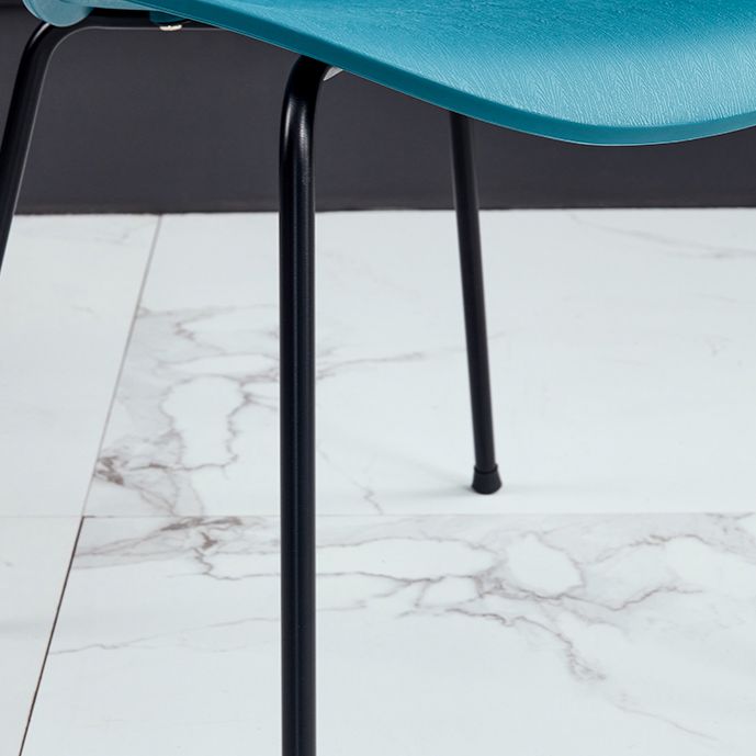 Contemporary Metal Dining Chairs Dining Armless Side Chair for Kitchen Clearhalo ' kitchen&dining_furn' 'Dining Chairs' 'Dining Tables & Seating' 'dining_chair' 'furn' 'furn_dining_chair' 'Furniture' 'furniture_dining_chair' 'Kitchen & Dining Furniture' 'kitchen' 1200x1200_e85c51c5-029d-420e-b6da-c6b02d0fad6d