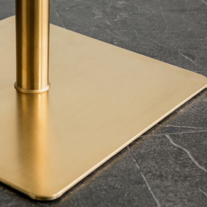 Sgabello da bar strillabile in pelle glam in pelle per cucina