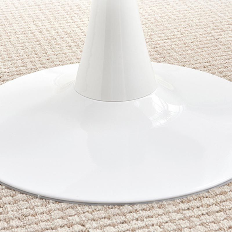 Modern Manufactured Wood Tulip Table Matte Finish Round Dining Table Clearhalo 'Dining Tables & Seating' 'Dining Tables' 'dining_table' 'furn' 'furn_dining_table' 'Furniture' 'furniture_dining_table' 'Kitchen & Dining Furniture' 'kitchen' 'kitchen_dining_table' 1200x1200_e861760a-278f-4ea0-a880-c5bc921677fa