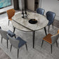 Sintered Stone Top Extendable Round Table in Grey for Restaurant Modern Dining Table with 4 Legs Clearhalo ' dining_table' 'Dining Tables & Seating' 'Dining Tables' 'furn' 'furn_dining_table' 'Furniture' 'furniture_dining_table' 'Kitchen & Dining Furniture' 'kitchen&dining_furn' 'kitchen' 'kitchen_dining_table' 1200x1200_e8644e80-a900-4a3e-8a06-6c05f0c680d3