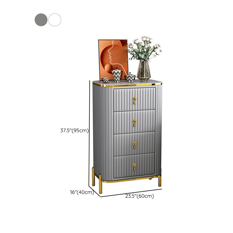 Glam Vertical Stone Storage Chest Bedroom Chest with Drawers Clearhalo 'Bedroom Furniture' 'Dressers & Chests' 'dressers_chests' 'furn' 'furn_dressers_chests' 'Furniture' 1200x1200_e865a358-d02d-4029-938c-5b5a0cf36a82