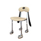 Contemporary Upholstered Armless Chair Home Silver Legs Dining Chair