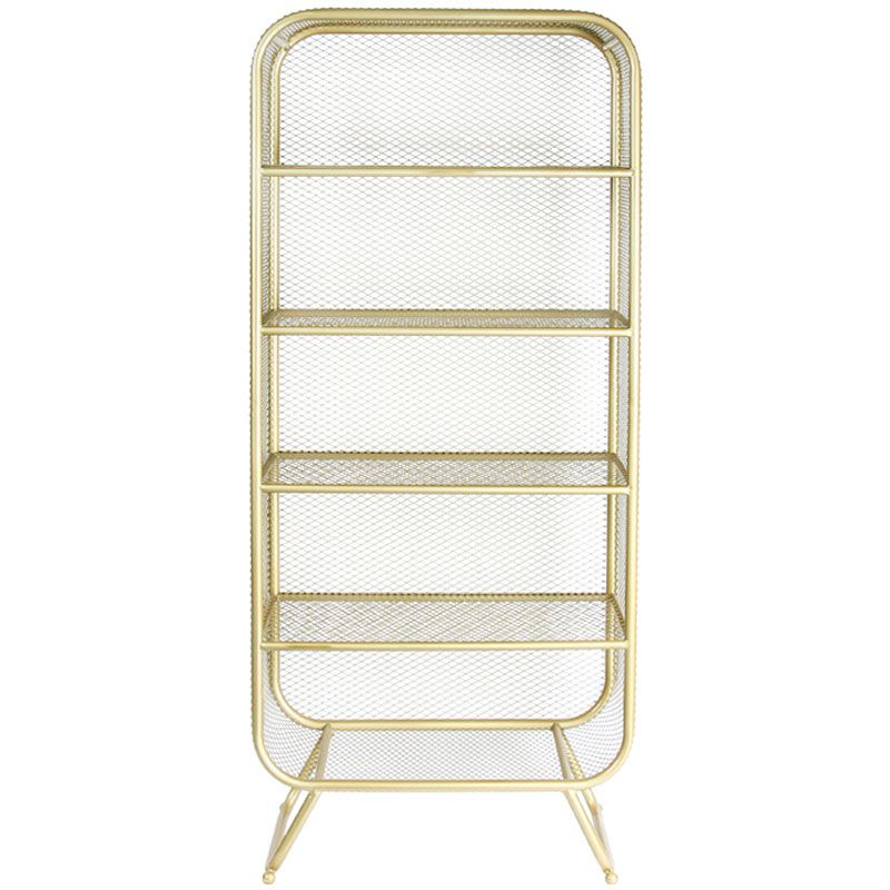 Glam Iron Standard Bookshelf Vertical Closed Back Bookshelf for Home Clearhalo 'Bookcases' 'furn' 'furn_bookcases' 'Furniture' 'furniture_bookcases' 'kitchen' 'kitchen_bookcases' 'Living Room Furniture' 'Office Furniture' 1200x1200_e86f8dc3-0f4e-4107-a9f6-ea8c522625cd