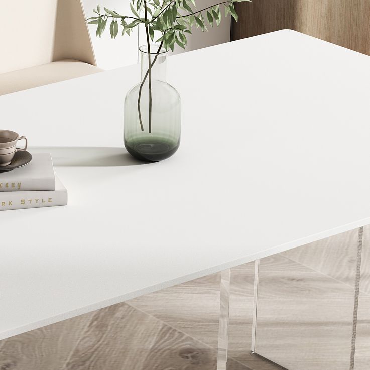 Modern 1/4/5/7 Pieces Dining Set Sintered Stone Dining Table Set with Leather Chairs Clearhalo 'Dining Room Sets' 'Dining Tables & Seating' 'dining_room_set' 'furn' 'furn_dining_room_set' 'Furniture' 'furniture_dining_room_set' 'Kitchen & Dining Furniture' 'kitchen&dining_furn' 'kitchen' 1200x1200_e872413c-8047-44ce-9bb7-b2770c322ef8