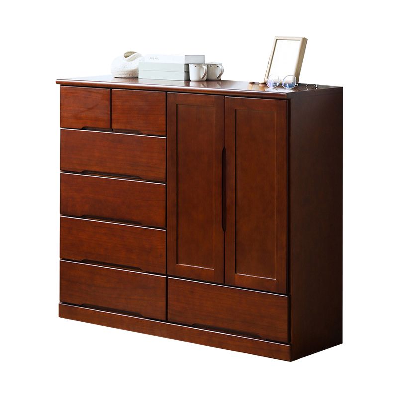 Modern Wood Sideboard Buffet Table with Drawer for Dining Room Clearhalo 'buffet_sideboard' 'Buffets & Sideboards' 'furn' 'furn_buffet_sideboard' 'Furniture' 'furniture_buffet_sideboard' 'Kitchen & Dining Furniture' 1200x1200_e872d55d-3097-4ac4-acf7-0d4b37784130
