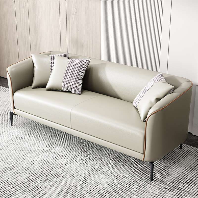 Scandinavian Tight Back Sofa Tuxedo Arm Couch for Living Room Clearhalo 'furn' 'furn_sofas' 'Furniture' 'furniture_sofas' 'Living Room Furniture' 'Sofa' 'sofas' 1200x1200_e873b892-4fb0-495a-89d7-2b3a964f54d3