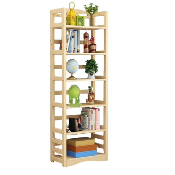 Etagere Vertical Modern Book Shelf Natural Wooden Shelf Bookcase for Study Room Clearhalo 'Bookcases' 'furn' 'furn_bookcases' 'Furniture' 'Office Furniture' 1200x1200_e874008e-3298-4b43-b7dc-e704f0a806bb