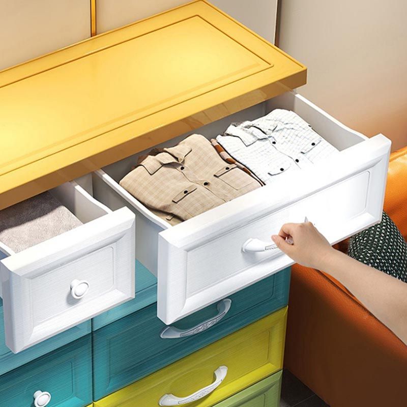 Contemporary Non-Hanging Armoire Plastic Wardrobe Closet,29.13" D x 13.78" W x 39.37" H Clearhalo 'Armoires & Wardrobes' 'armoires_wardrobes' 'Bedroom Furniture' 'furn' 'furn_armoires_wardrobes' 'Furniture' 1200x1200_e8744ba9-2f41-492a-8add-59a6c2341b3c