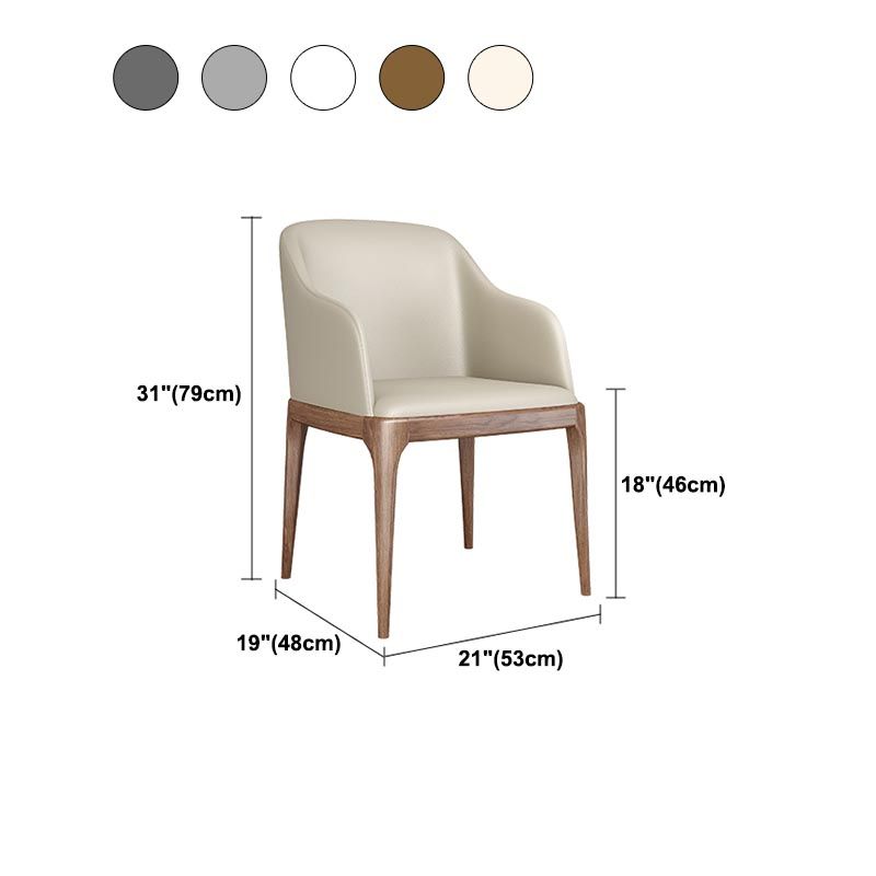 Dining Chairs Modern Style Oak Wood Side Chairs for Dining Room Clearhalo 'Dining Chairs' 'Dining Tables & Seating' 'dining_chair' 'furn' 'furn_dining_chair' 'Furniture' 'furniture_dining_chair' 'Kitchen & Dining Furniture' 1200x1200_e878b10b-63bd-4eea-9d32-376f363957cc