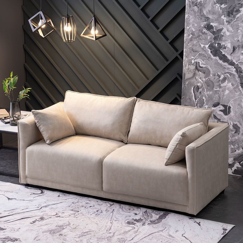 Loose Back 29.5" H Seating Square Arm Contemporary Sofa for Living Room Clearhalo 'furn' 'furn_sofas' 'Furniture' 'Living Room Furniture' 'Sofa' 'sofas' 1200x1200_e87a2834-e6e5-4b53-8986-4e21a7c4c85b