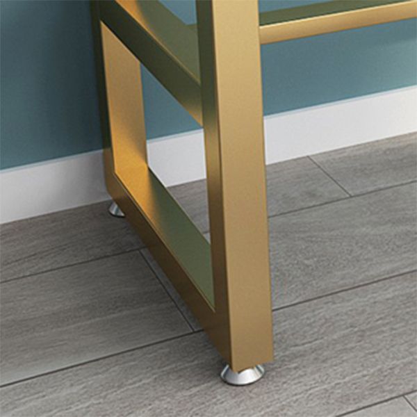 Table de pub contemporaine fini poli avec trestle Stone Top-Bar Table pour de petites endroits