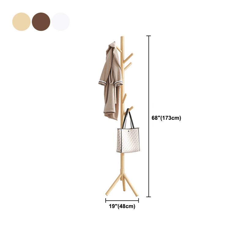 Moderno appendiabiti per cappotto di ingresso ganci in legno rastrellatura soggiorno