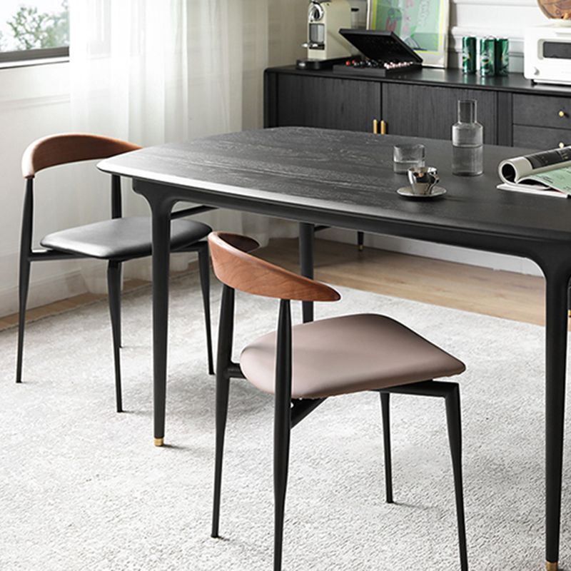 Design minimalista sedie da pranzo in pelle