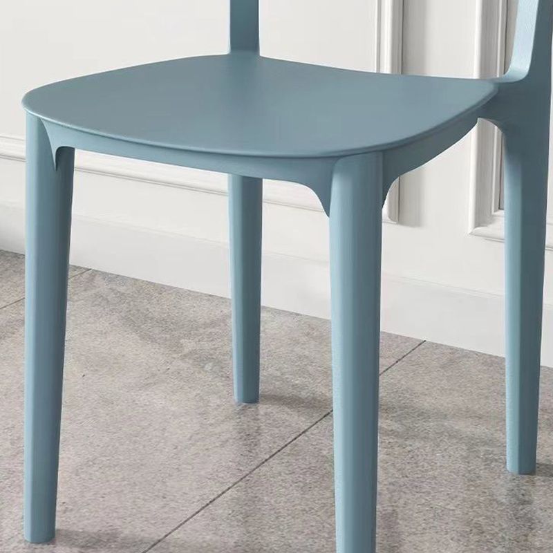 Sillas de comedor de estilo moderno silla de comedor de plástico de plástico