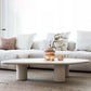 Wooden 3 Legs Coffee Table Scandinavian Style Coffee Table in White Clearhalo 'Coffee & Accent Tables' 'Coffee Tables' 'coffee_tables' 'furn' 'furn_coffee_tables' 'Furniture' 'Living Room Furniture' 1200x1200_e885c298-19a0-4cb2-9e7e-97ec4edb3ee1