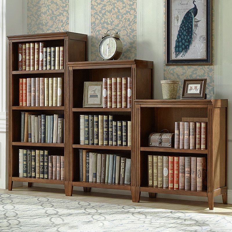 Contemporary Closed Back Standard Bookshelf Wooden Bookcase for Study Room Clearhalo 'Bookcases' 'furn' 'furn_bookcases' 'Furniture' 'Office Furniture' 1200x1200_e885d209-00ff-4134-94c6-06275a81c497