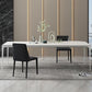 Modern White Sintered Stone Dining Table Rectangle Home Use Table with 4 Legs Clearhalo ' dining_table' 'Dining Tables & Seating' 'Dining Tables' 'Furniture' 'furniture_dining_table' 'Kitchen & Dining Furniture' 'kitchen&dining_furn' 'kitchen' 'kitchen_dining_table' 1200x1200_e8862309-e54e-4b0c-96a5-6f986f70ebbc