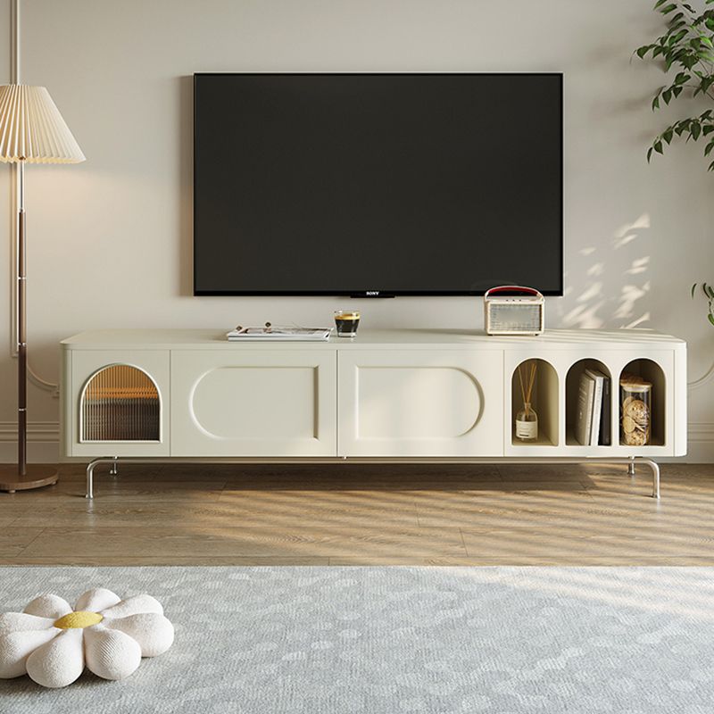 White TV Media Console Console Media Console TV per soggiorno