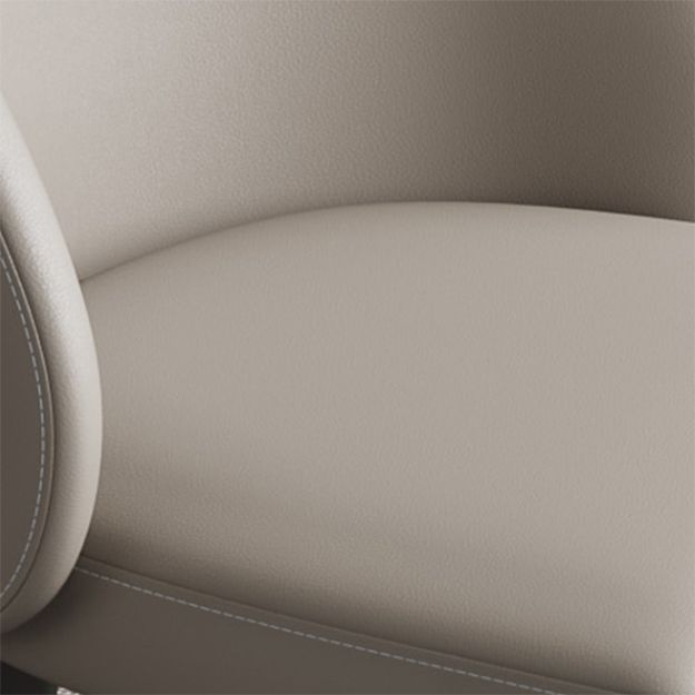 Contemporary Armless Dining Chairs Parsons Chair with Iron Legs for Home Use Clearhalo ' kitchen&dining_furn' 'Dining Chairs' 'Dining Tables & Seating' 'dining_chair' 'furn' 'furn_dining_chair' 'Furniture' 'furniture_dining_chair' 'Kitchen & Dining Furniture' 'kitchen' 1200x1200_e88b9c6a-b260-4a8a-a295-30d347b4a8b4