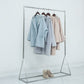 Industrial Style Coat Hanger Free Standing Stainless Steel Coat Rack