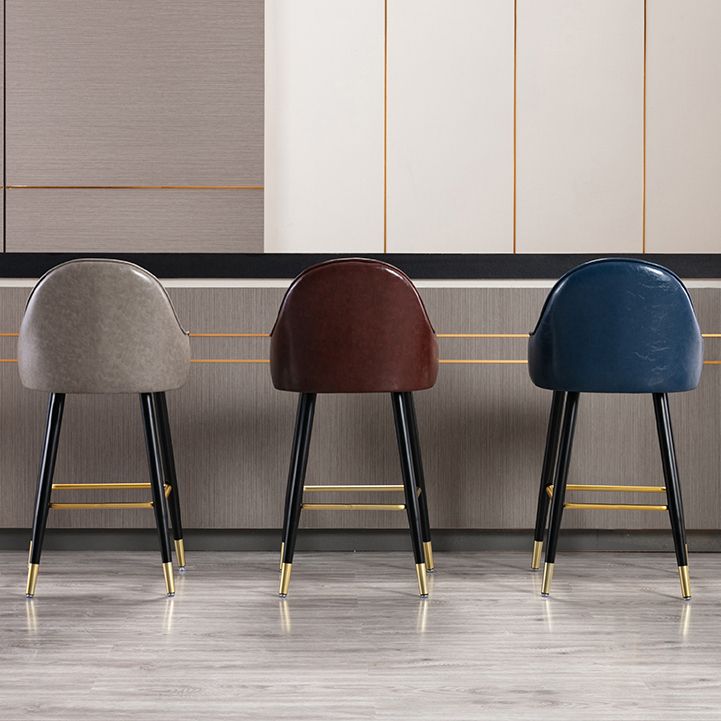 Low Back Matte Finish Bar Stool Footrest Armed Glam Upholstered Stool Clearhalo 'Bar Furniture' 'Bar Stools' 'bar_stools' 'furn' 'furn_bar_stools' 'furniture_bar_stools' 'Kitchen & Dining Furniture' 'kitchen&dining_furn' 'kitchen' 'kitchen_furn' Furniture' 1200x1200_e88d679e-f4d6-4c8a-bcb6-722eca120c34