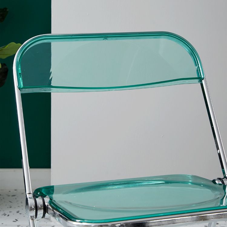 Open Back Dining Side Chair Foldable Armless Dining Chairs with Metal Legs Clearhalo ' kitchen&dining_furn' 'Dining Chairs' 'Dining Tables & Seating' 'dining_chair' 'furn' 'furn_dining_chair' 'Furniture' 'furniture_dining_chair' 'Kitchen & Dining Furniture' 'kitchen' 1200x1200_e88d8d9a-a54d-4e8e-9557-455b4f07aed8