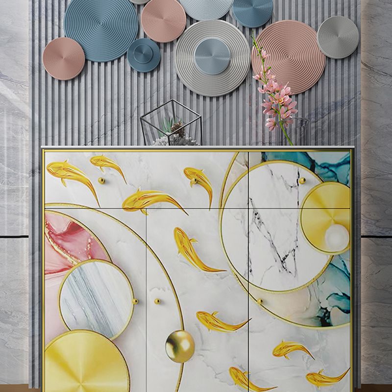 Glam Sideboard Cabinet Stone Sideboard with Drawers for Living Room Clearhalo 'buffet_sideboard' 'Buffets & Sideboards' 'furn' 'furn_buffet_sideboard' 'Furniture' 'Kitchen & Dining Furniture' 1200x1200_e88fb41a-39b4-4fc8-b3ac-9e9b1a8072e8