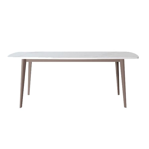 Nordic Dining Set 1/4/5 Pieces Sintered Stone Dining Table with Leather Chairs Clearhalo 'Dining Room Sets' 'Dining Tables & Seating' 'dining_room_set' 'furn' 'furn_dining_room_set' 'Furniture' 'furniture_dining_room_set' 'Kitchen & Dining Furniture' 1200x1200_e88fb8d1-8931-4b3b-82db-e0308439cf2c