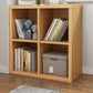 11.81"W Bookshelf Scandinavian Style Closed Back Bookcase for Home and Office