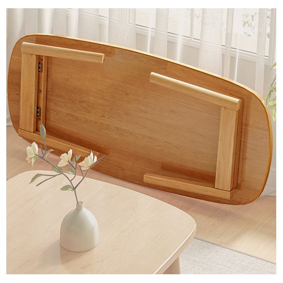 Tavolino laterale contemporaneo da 17 "H -tavolo in legno in legno massiccio