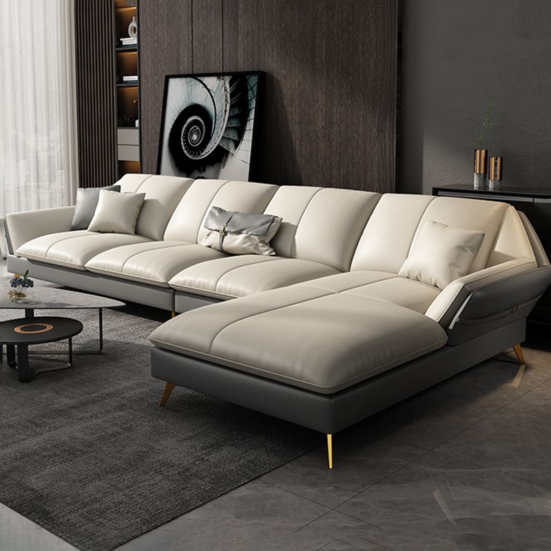 Collapsible Armrest Cushioned Backrest Sofa Bed Sponge Padded Sofa Clearhalo 'furn' 'furn_sectionals' 'Furniture' 'Living Room Furniture' 'Sectionals' 1200x1200_e892f958-cfb1-44cf-a175-92fadac34395