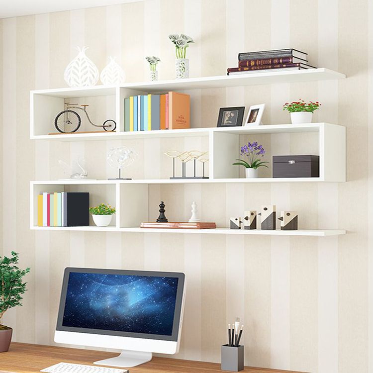 Bloemende plank BOEKAST GEGEVERENDE HOUT BOEK SPLOK VOOR STUDIEKAMER