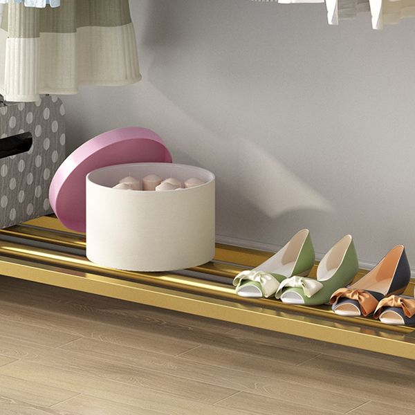 Kit di ingresso moderno in metallo Riceletta per appendiabiti in basso e 2 ganci appendiabiti