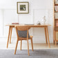 Contemporary Dining Table Oak Solid Wood Table with 4 Legs for Kitchen Dinner Dining Room Clearhalo ' dining_table' 'Dining Tables & Seating' 'Dining Tables' 'furn' 'furn_dining_table' 'Furniture' 'furniture_dining_table' 'Kitchen & Dining Furniture' 'kitchen&dining_furn' 'kitchen' 'kitchen_dining_table' 1200x1200_e893e271-32ba-4486-a305-c50eebe6ce0b