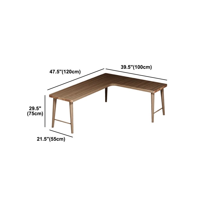 Modern Style Wooden Office Desk L-Shaped Brown Writing Desk for Home Clearhalo 'furn' 'furn_office_desk' 'Furniture' 'furniture_office_desk' 'Office Desks' 'Office Furniture' 'office_desk' 1200x1200_e894bf28-f48e-4aa1-8660-ade8aa20efe0