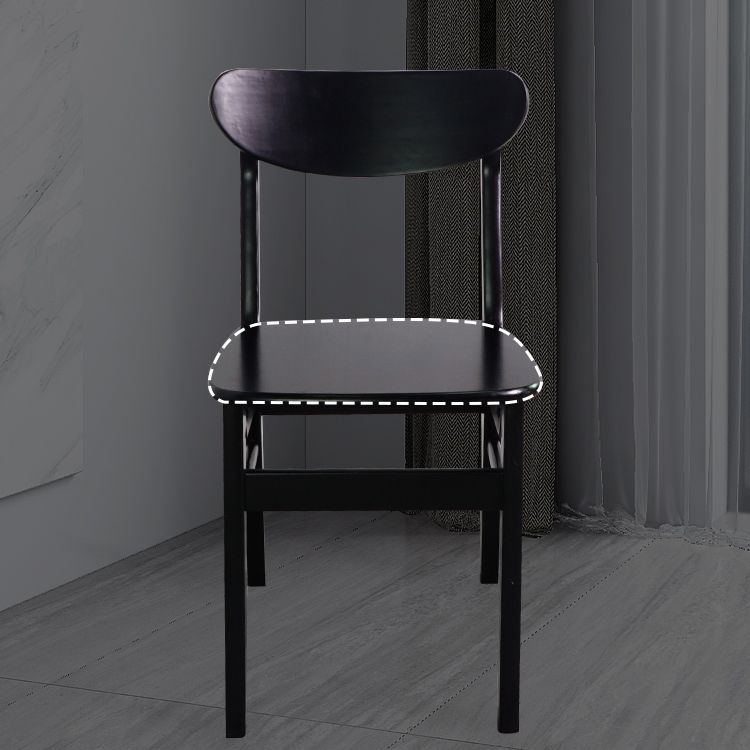 Scandinavian Upholstered Dining Side Chair Open Back Dining Chair Clearhalo ' kitchen&dining_furn' 'Dining Chairs' 'Dining Tables & Seating' 'dining_chair' 'furn' 'furn_dining_chair' 'Furniture' 'furniture_dining_chair' 'Kitchen & Dining Furniture' 'kitchen' 1200x1200_e896541d-758a-42a4-8eba-a7414bf819a6