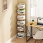 Modern Shelf Bookcase Engineered Wood Open Back Bookshelf for Living Room