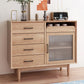 Sieme moderno Sideboard in stile 32 pollici Armadio in legno per soggiorno