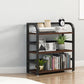 Metal Open Shelf Bookcase Shelves Included Etagere Bookshelf for Study Room