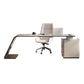 Modern Stone Office Desk Rectangular Shape Task Desk with Drawers in White Clearhalo 'furn' 'furn_office_desk' 'Furniture' 'Office Desks' 'Office Furniture' 'office_desk' 1200x1200_e89a25b8-eade-4a62-830a-0a2f3b7ce313