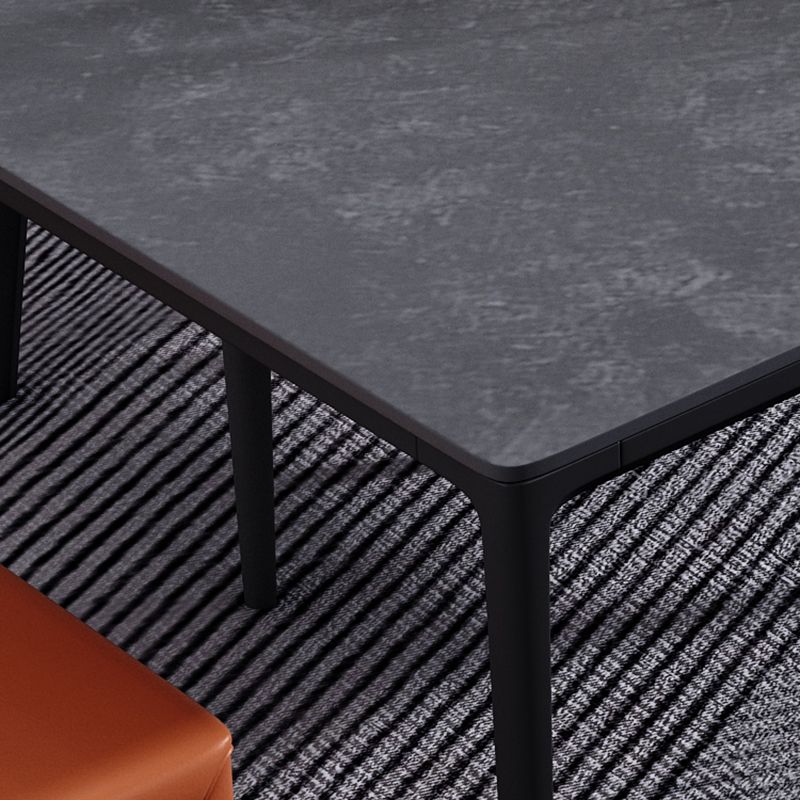Modern 1/4/5/6/7 Pieces Dinette Set with Grey Sintered Stone Rectangle Dining Table Set Clearhalo 'Dining Room Sets' 'Dining Tables & Seating' 'dining_room_set' 'furn' 'furn_dining_room_set' 'Furniture' 'furniture_dining_room_set' 'Kitchen & Dining Furniture' 1200x1200_e89aa4db-e9f6-49c8-8f4a-7ce6ee6a0b3a