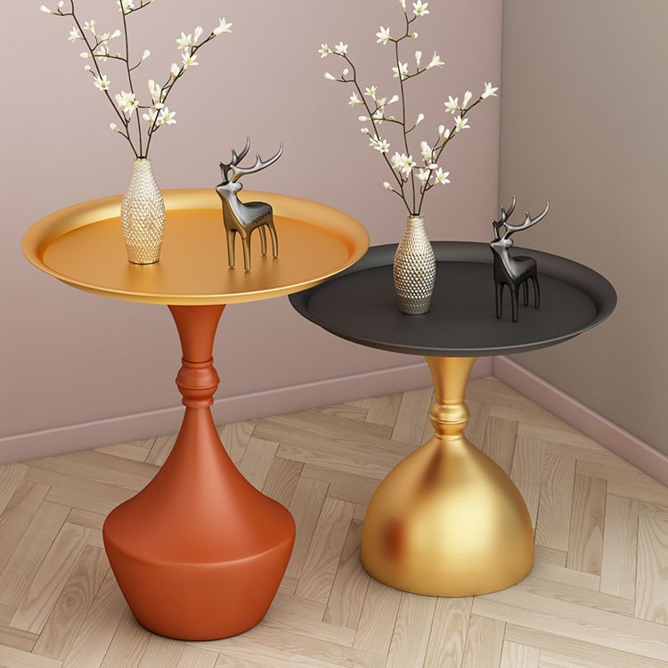 Mid-Century Modern Iron Coffee Cocktail Table Pedestal Cocktail Table for Living Room Clearhalo 'Coffee & Accent Tables' 'Coffee Tables' 'coffee_tables' 'furn' 'furn_coffee_tables' 'Furniture' 'Living Room Furniture' 1200x1200_e89bf775-e53e-4c29-a8c6-48d7b2e10fa1