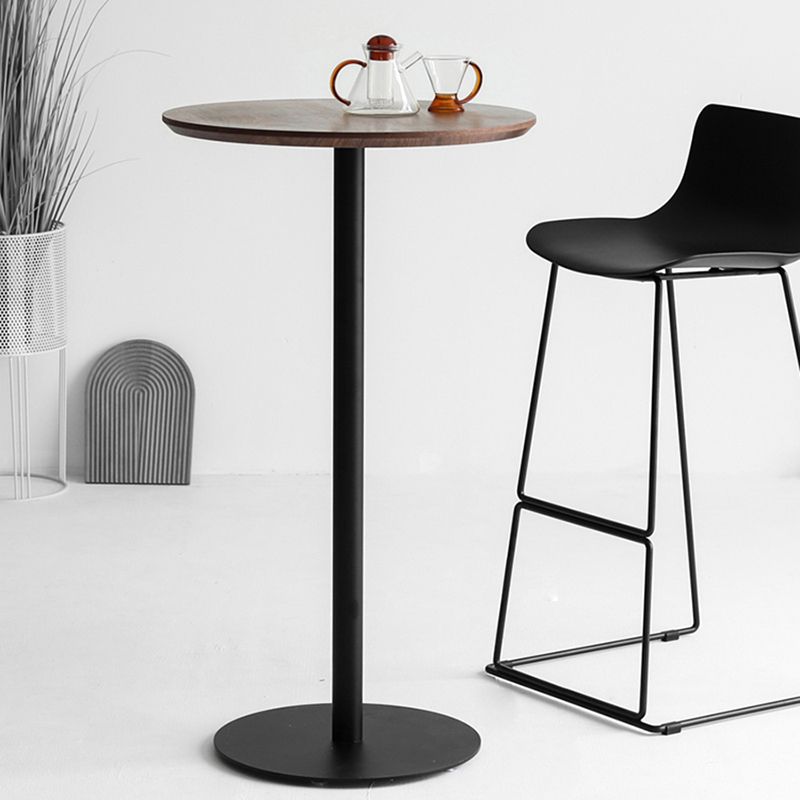 42-inch Height Bar Table Industrial Style Pub Table with Wood Top for Dining Room Clearhalo 'Bar Furniture' 'Bar Tables' 'bar_tables' 'furn' 'furn_bar_tables' 'Furniture' 'furniture_bar_tables' 'Kitchen & Dining Furniture' 1200x1200_e89d0b3b-a067-4e91-8e86-dee4c2b2b2a9