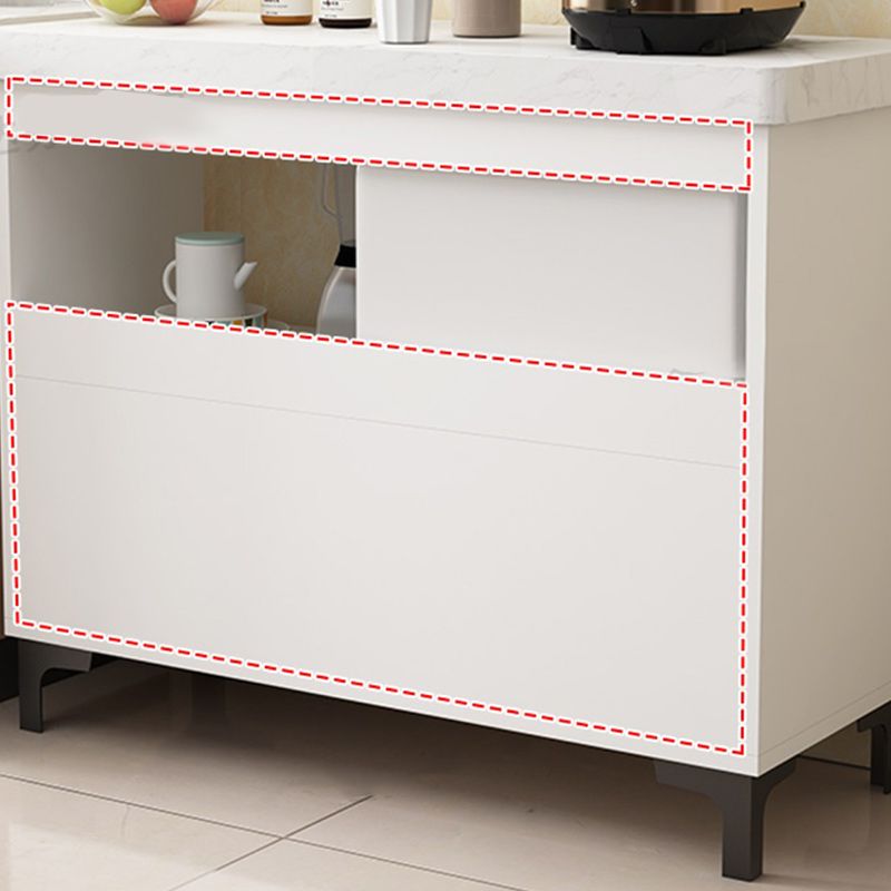 15.75"W x 32.68"H Sideboard Contemporary Style Dining Server with 2 Doors Clearhalo 'buffet_sideboard' 'Buffets & Sideboards' 'furn' 'furn_buffet_sideboard' 'Furniture' 'furniture_buffet_sideboard' 'Kitchen & Dining Furniture' 1200x1200_e89d8363-dcdc-4a45-92cf-b719c2ee2905