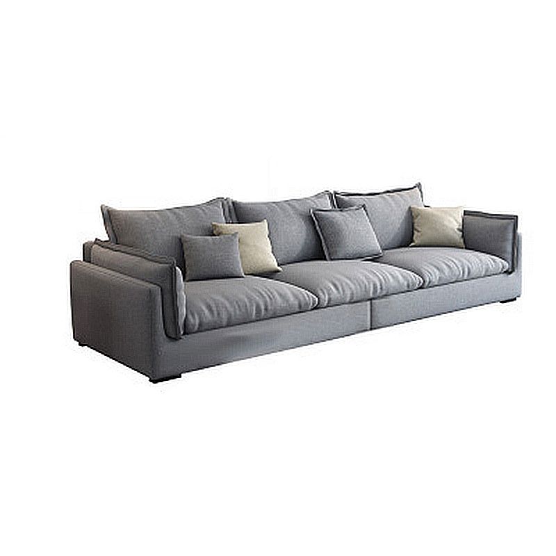 Contemporary Stationary Living Room Couch Gray Pillow Top Arm Sofa Clearhalo 'furn' 'furn_sofas' 'Furniture' 'furniture_sofas' 'Living Room Furniture' 'Sofa' 'sofas' 1200x1200_e89d89eb-414c-48f6-8292-b3574fc877ef