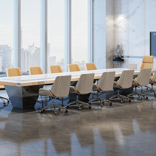 Contemporary Managers Chair Faux Leather and Chrome Frame Desk Chair Clearhalo 'furn' 'furn_office_chair' 'Furniture' 'Office Chairs' 'Office Furniture' 'office_chair' 1200x1200_e89ed2b5-db07-4a36-9f03-439d25868189