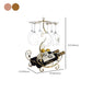 Glam Tabletop Wine Holder Rack Metal Wine Rack Kit voor woonkamer