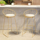 Scandinavian Metal Fabric Counter Stools White Low Back Bar Stools with Round Seat Clearhalo 'Bar Furniture' 'Bar Stools' 'bar_stools' 'furn' 'furn_bar_stools' 'furniture_bar_stools' 'Kitchen & Dining Furniture' 'kitchen&dining_furn' 'kitchen' 'kitchen_furn' Furniture' 1200x1200_e8a0cad9-d1a7-48b3-8339-fbb80055b090